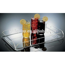 Clear Acrylic Serving Tray with Handles